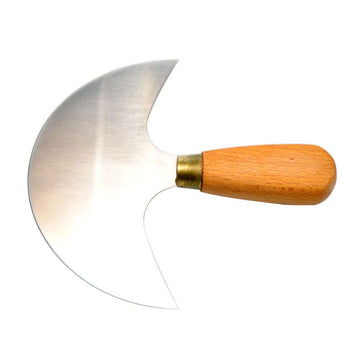 Coltello Mezzaluna per Scarnire Cuoio e Pelle da Calzolaio